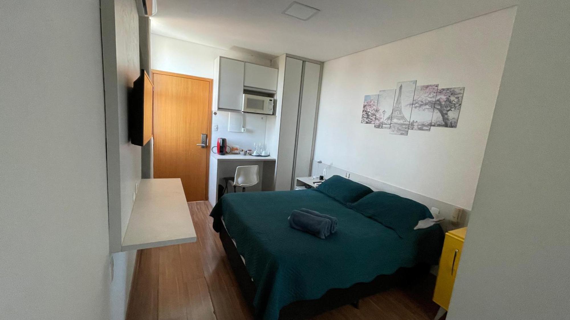 Apto 408, Aeroporto 14Km, Com Wi-Fi, Self Check-In E Varandinha Aparthotel Lagoa Santa  Eksteriør bilde